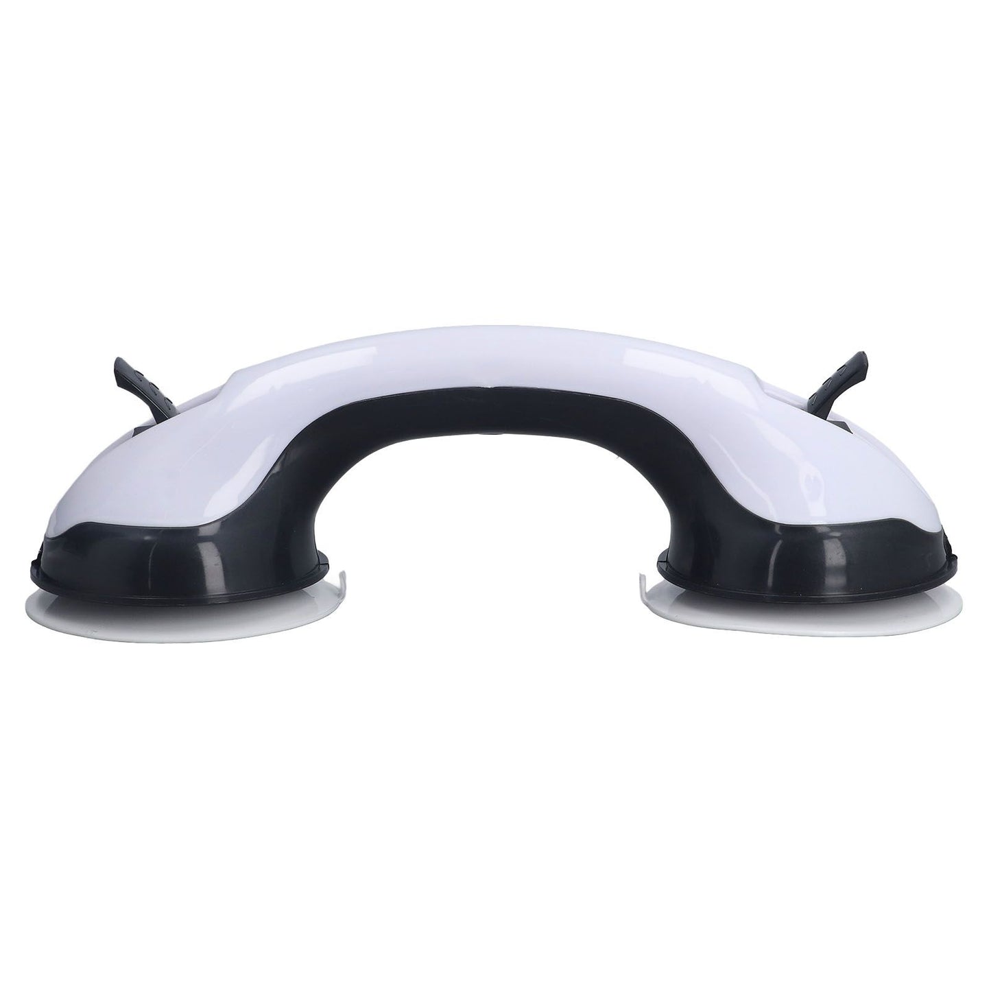 2pcs Shower Handle Curved Design Double Lock Security Toolless Installation Plastic Shower Support Bar for V1294-YM0523-3114220041111