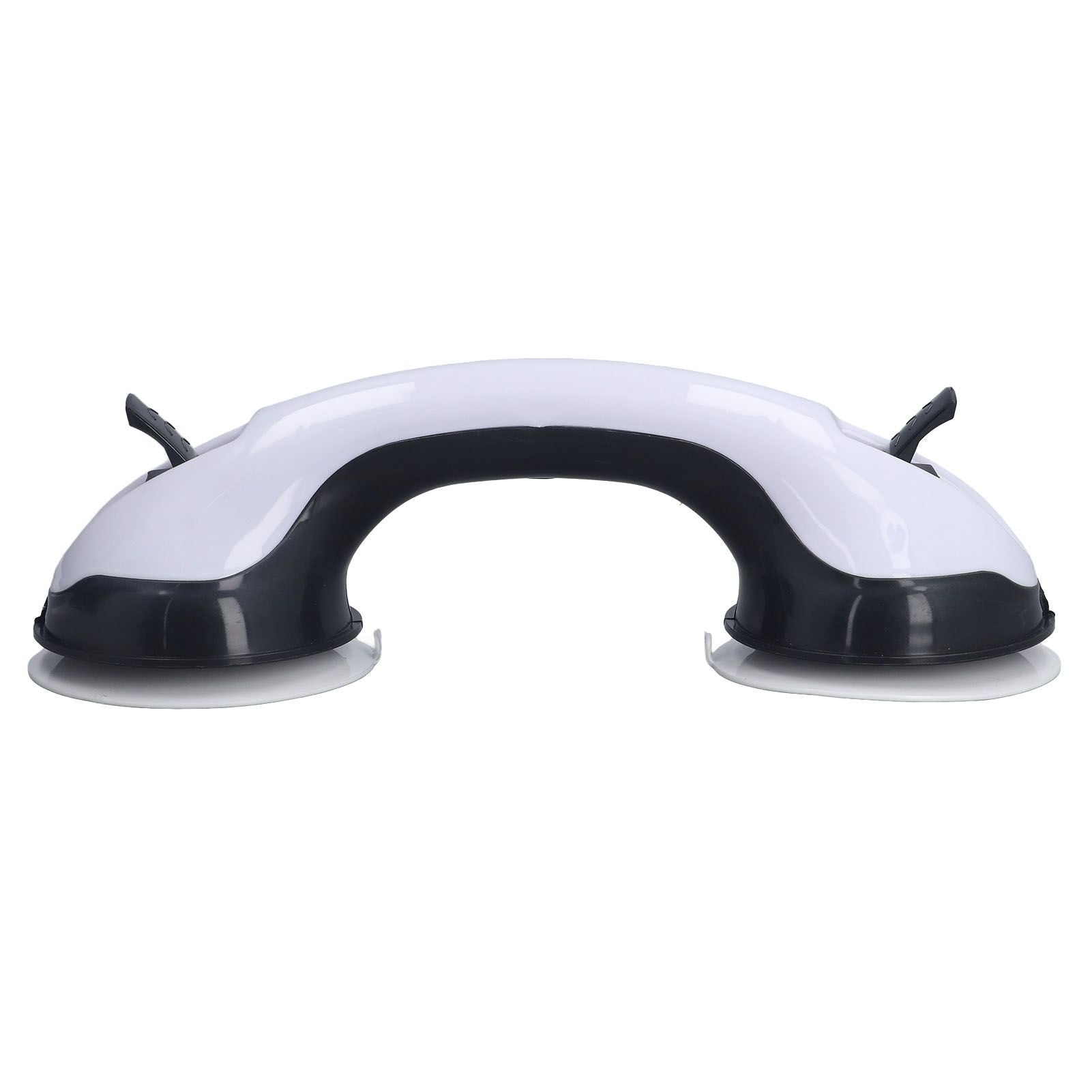 2pcs Shower Handle Curved Design Double Lock Security Toolless Installation Plastic Shower Support Bar for V1294-YM0523-3114220041111