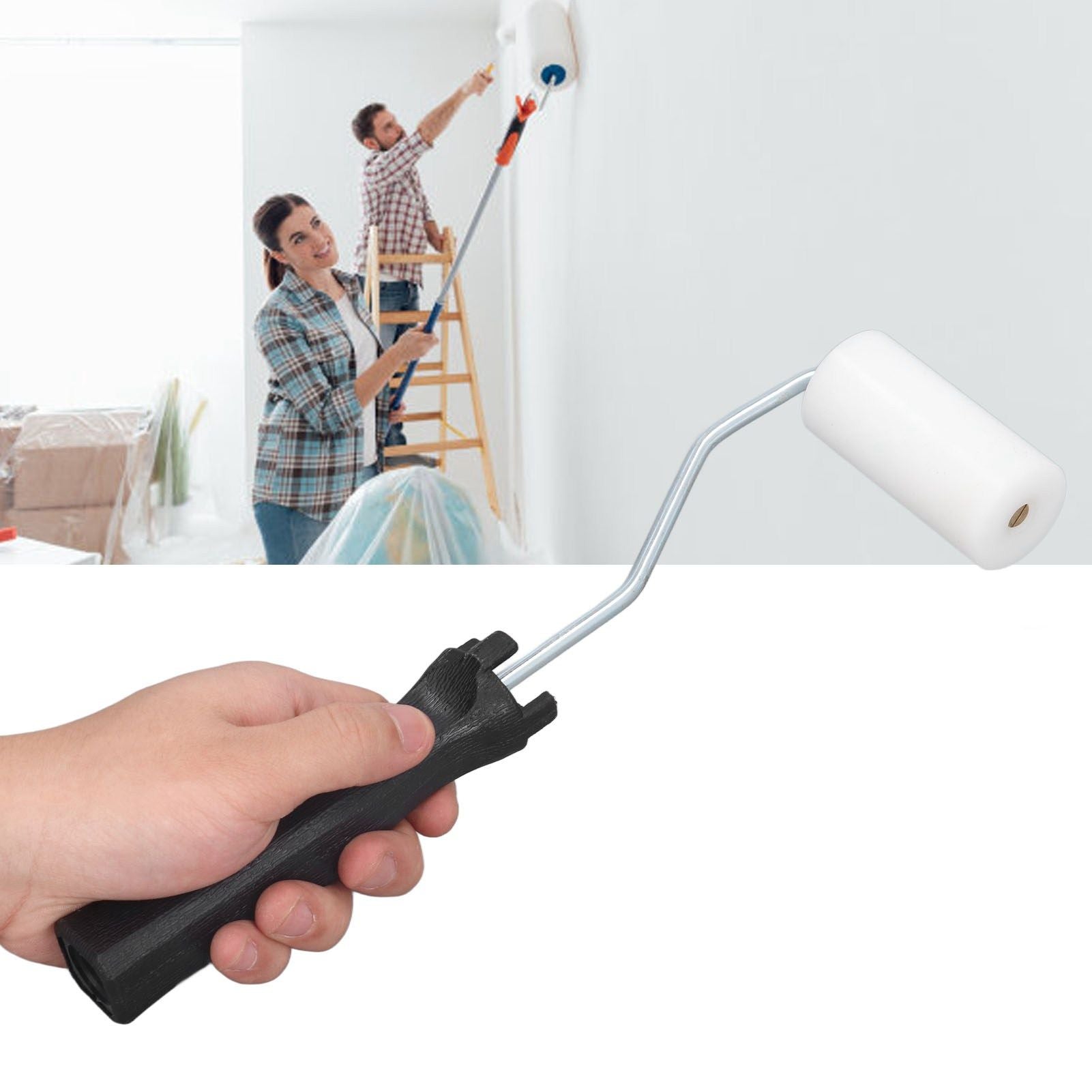 Fiberglass Laminating Roller Ergonomic Efficient Cleaning Free Fiberglass Bubble Paddle with Handle for Glass V1294-YM0523-3114220041611