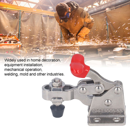 Quick Release Vertical Toggle Clamp 150lb Holding Capacity Woodworking Fixture for Home Decoration V1294-YM0523-3114220042911