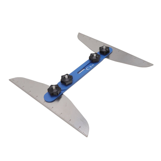 Stair Treads Gauge Stainless Steel 8in 12in 16in Corrosion Resistant High Accuracy Easy Operation Stair V1294-YM0523-3114220043711