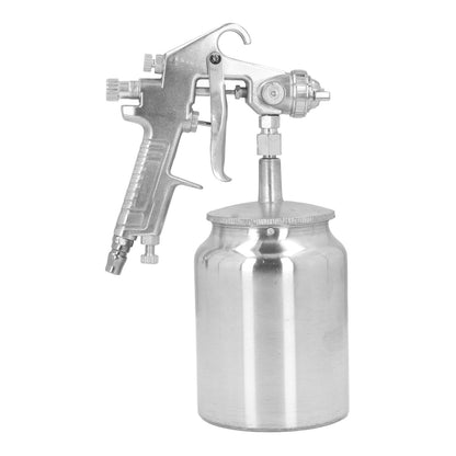 G1/4 Air Painter High Atomization Siphon Feed Pneumatic Paint Sprayer 1000ml Large Capacity Air Spray Painter V1294-YM0523-3114220044011
