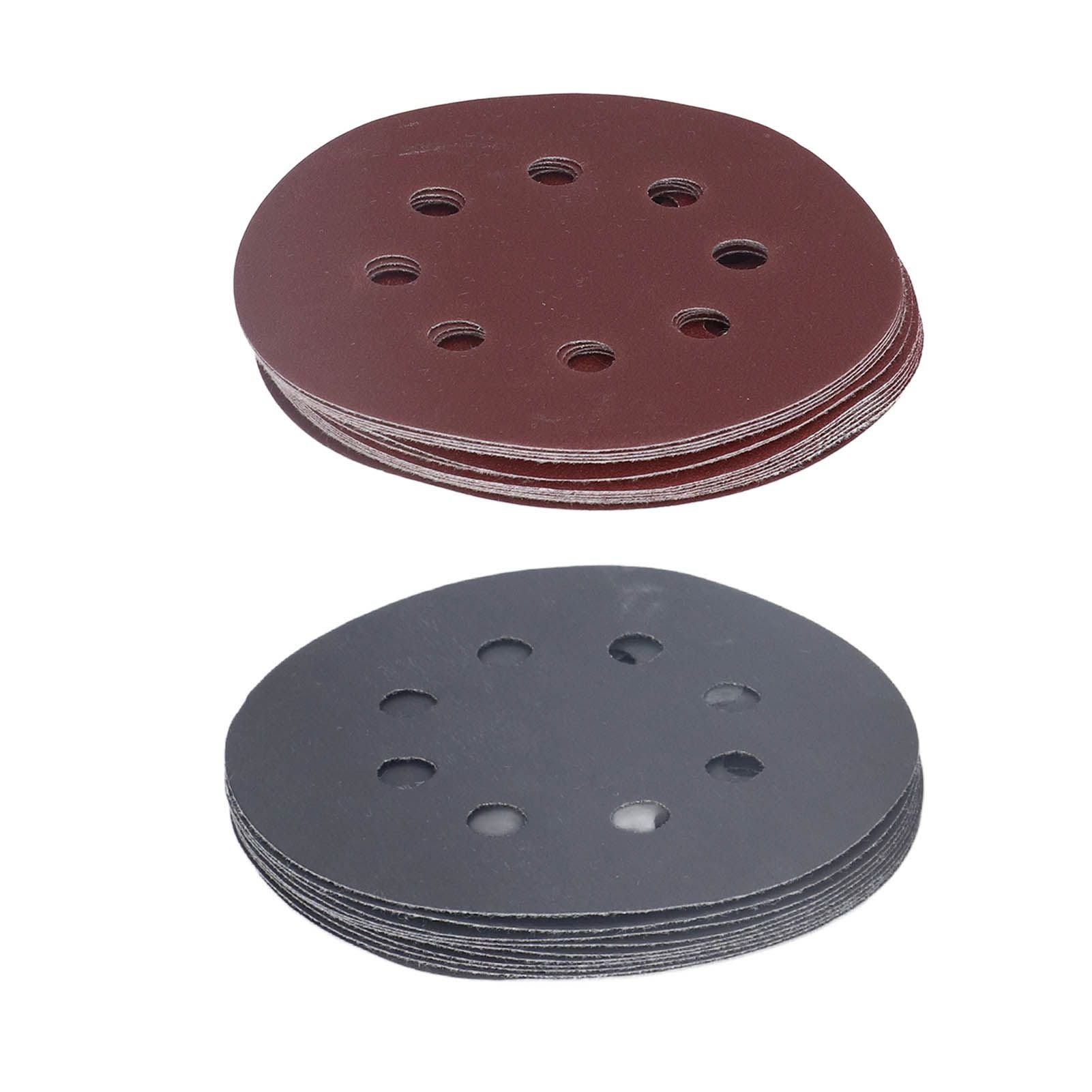 100PCS 5in Round Sanding Disc Include 80 180 240 320 400 800 1000 1500 2000 3000 Grit Round Sandpaper for V1294-YM0523-3114220044111