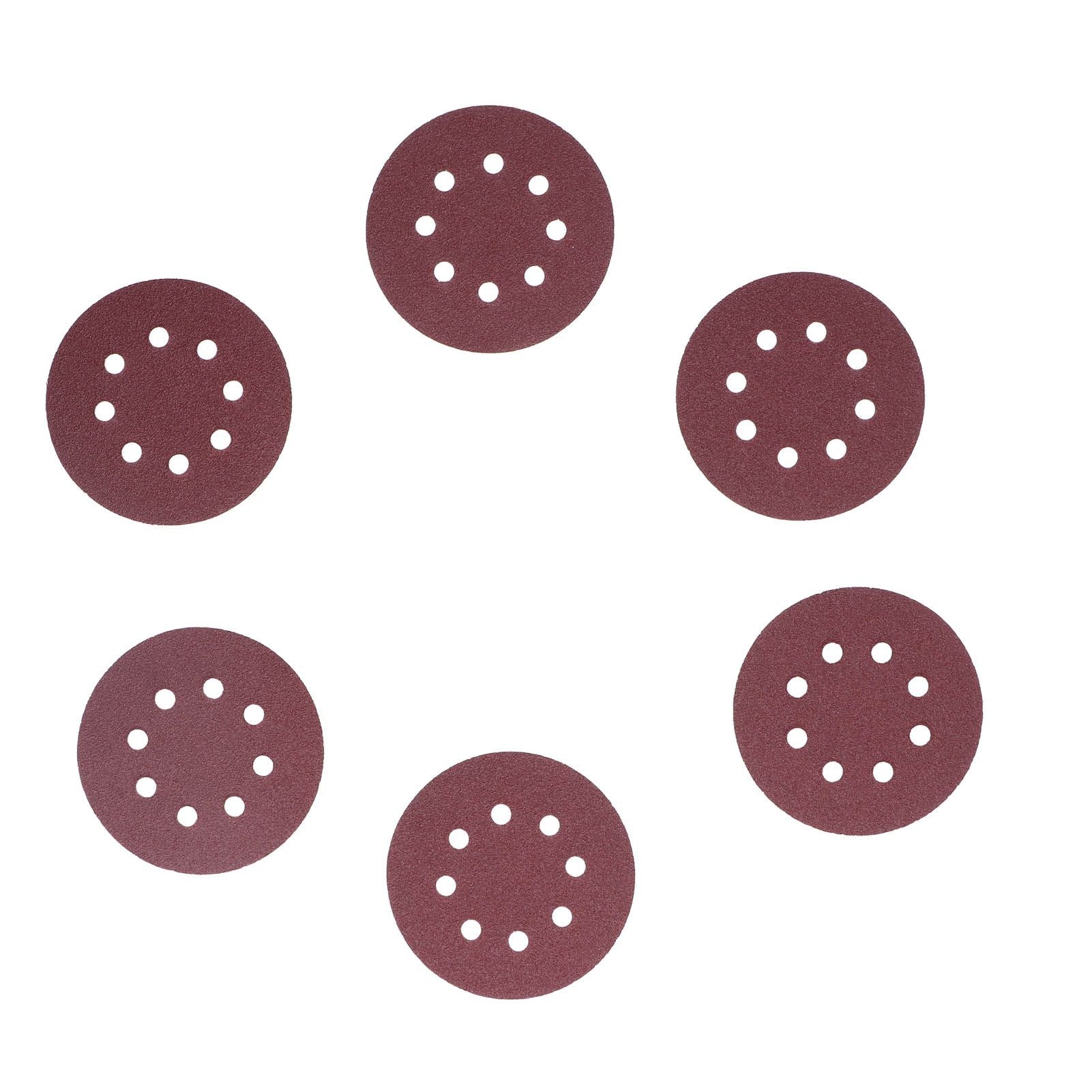 100PCS 5in Round Sanding Disc Include 80 180 240 320 400 800 1000 1500 2000 3000 Grit Round Sandpaper for V1294-YM0523-3114220044111