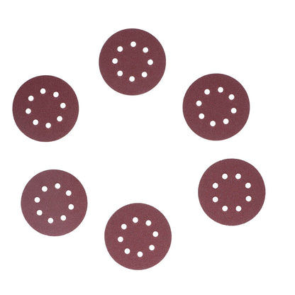 100PCS 5in Round Sanding Disc Include 80 180 240 320 400 800 1000 1500 2000 3000 Grit Round Sandpaper for V1294-YM0523-3114220044111