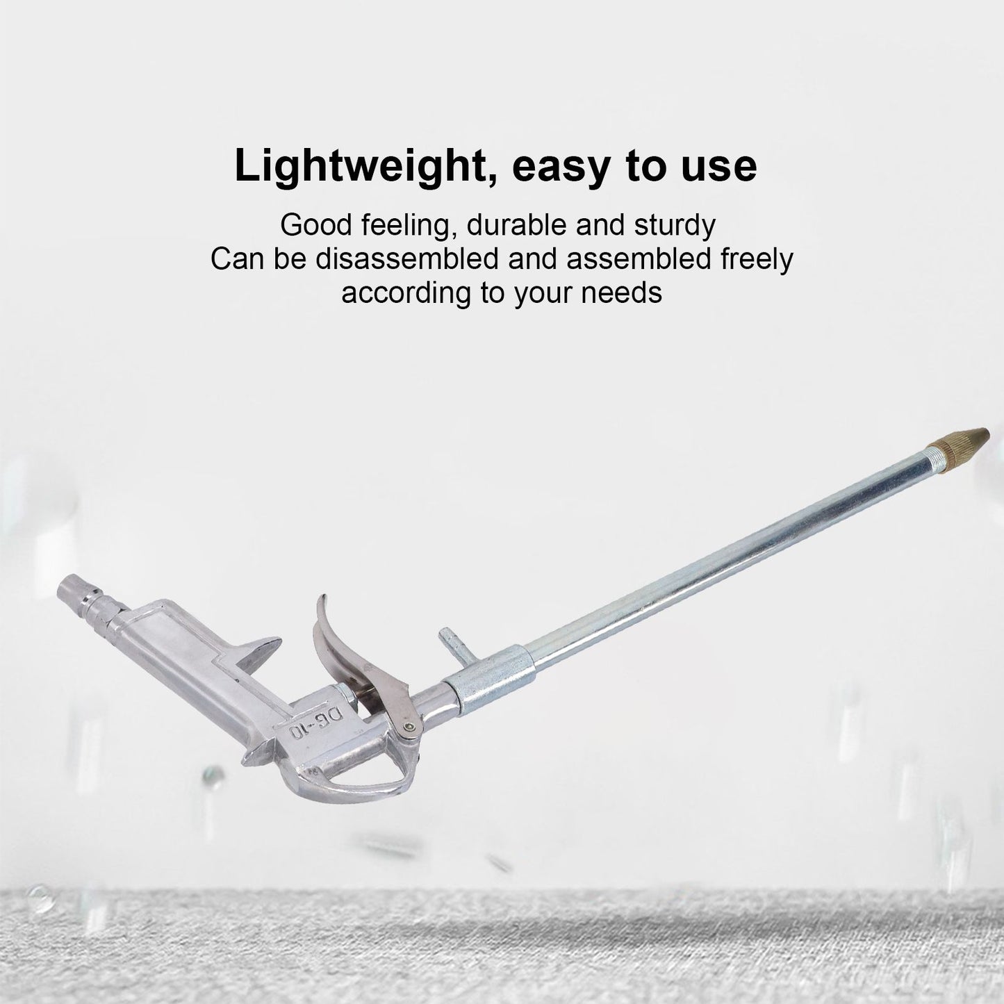 Air Blow Gun Dust Blow Gun Pneumatic Dust Blowing Gun Straight End Extendable Rod for Engine Car Wall V1294-YM0523-3114220044311