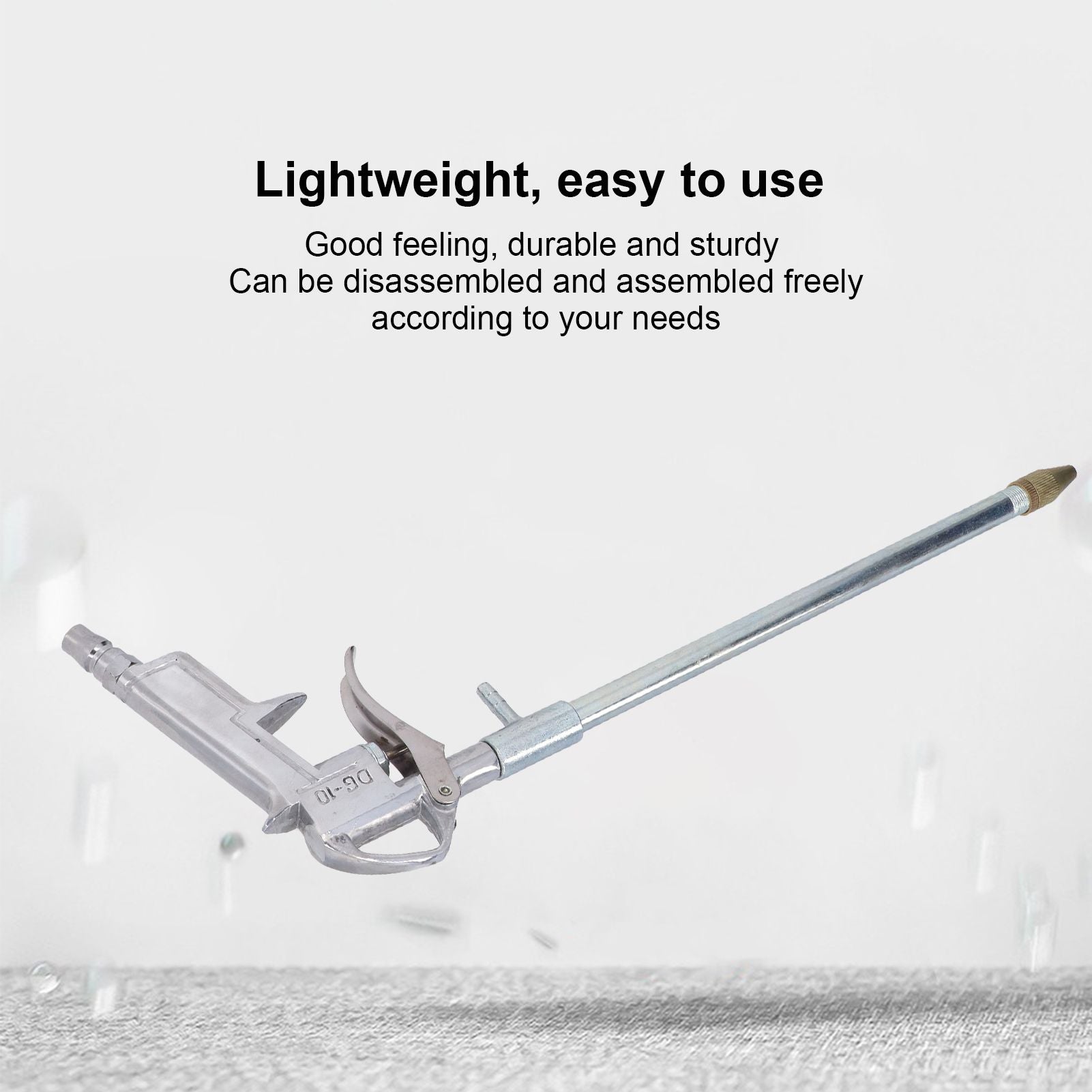 Air Blow Gun Dust Blow Gun Pneumatic Dust Blowing Gun Straight End Extendable Rod for Engine Car Wall V1294-YM0523-3114220044311