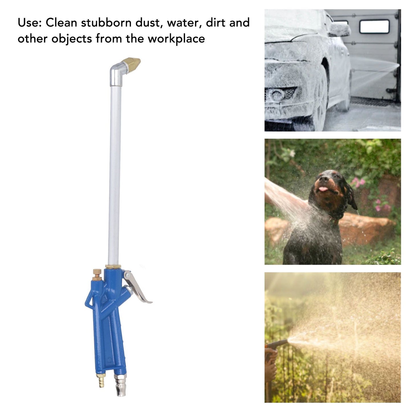 G1/4 Air Blow Sprayer High Pressure Elbow Dust Blow Sprayer Pneumatic Dust Blowing Cleaning Tool V1294-YM0523-3114220044411