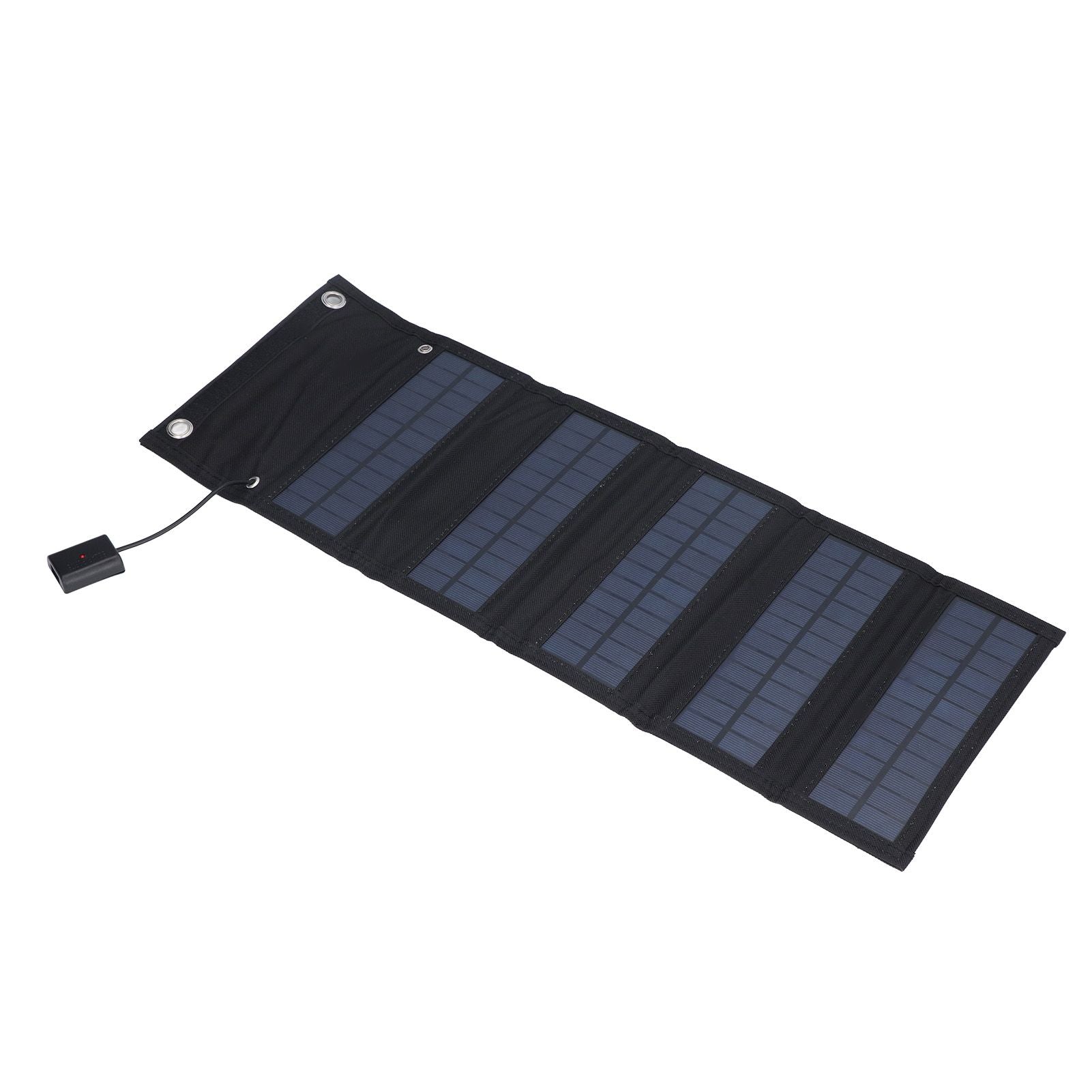 9W Solar Panel Portable Foldable Green Power High Conversion Rate Black Solar Panel Charger for Outdoor Hiking V1294-YM0523-3114220045211