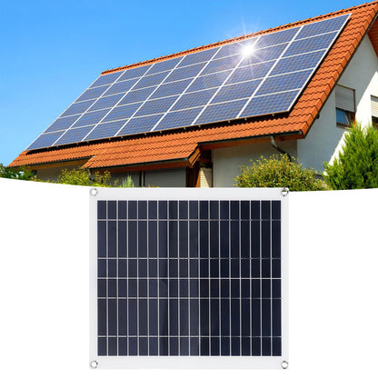 Solar Panel Kit 100W Photovoltaic 20W Portable Foldable Solar Charger with 100A Controller for Mobile Phone V1294-YM0523-3114220045411