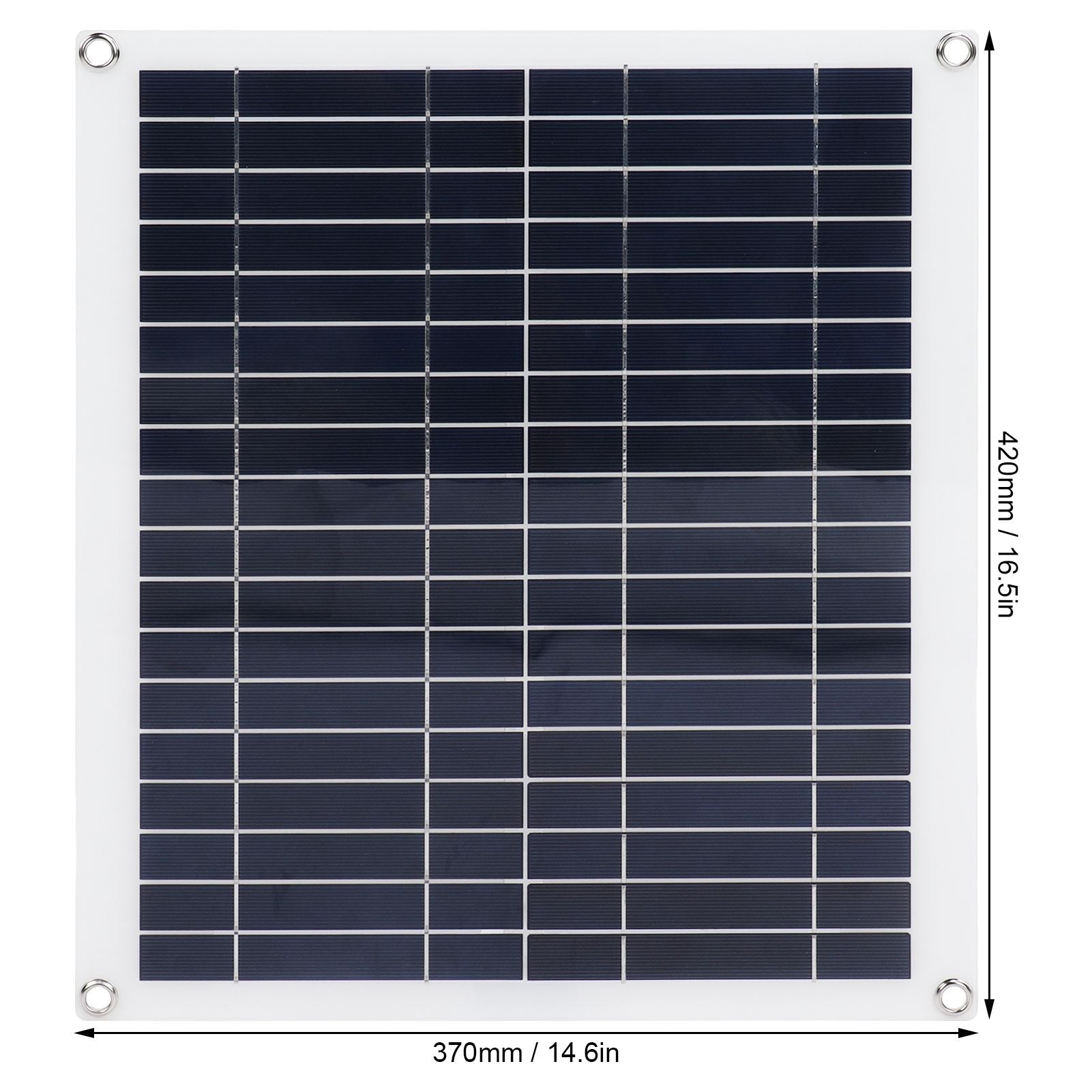 Solar Panel Kit 100W Photovoltaic 20W Portable Foldable Solar Charger with 100A Controller for Mobile Phone V1294-YM0523-3114220045411