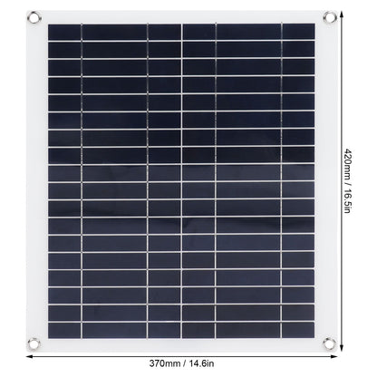 Solar Panel Kit 100W Photovoltaic 20W Portable Foldable Solar Charger with 100A Controller for Mobile Phone V1294-YM0523-3114220045411