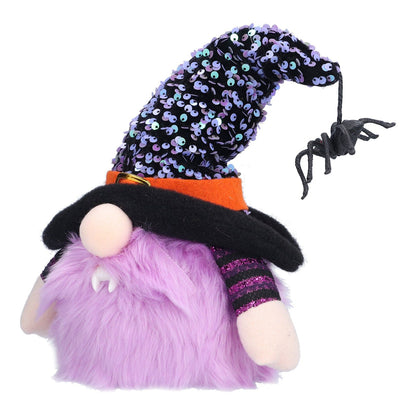Halloween Decorations Illuminated Dwarf Ornaments Halloween Glowing Faceless Doll for Christmas Thanksgiving V1294-YM0523-3115210138712
