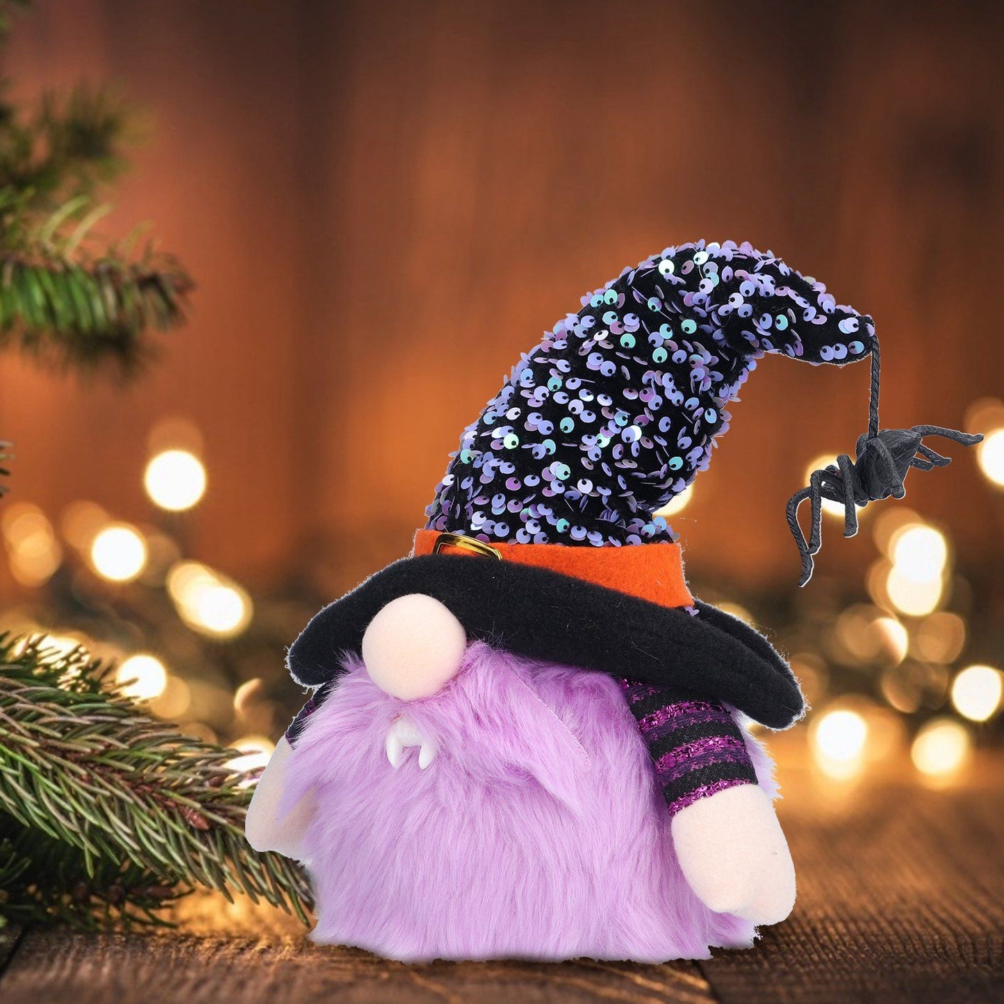 Halloween Decorations Illuminated Dwarf Ornaments Halloween Glowing Faceless Doll for Christmas Thanksgiving V1294-YM0523-3115210138712