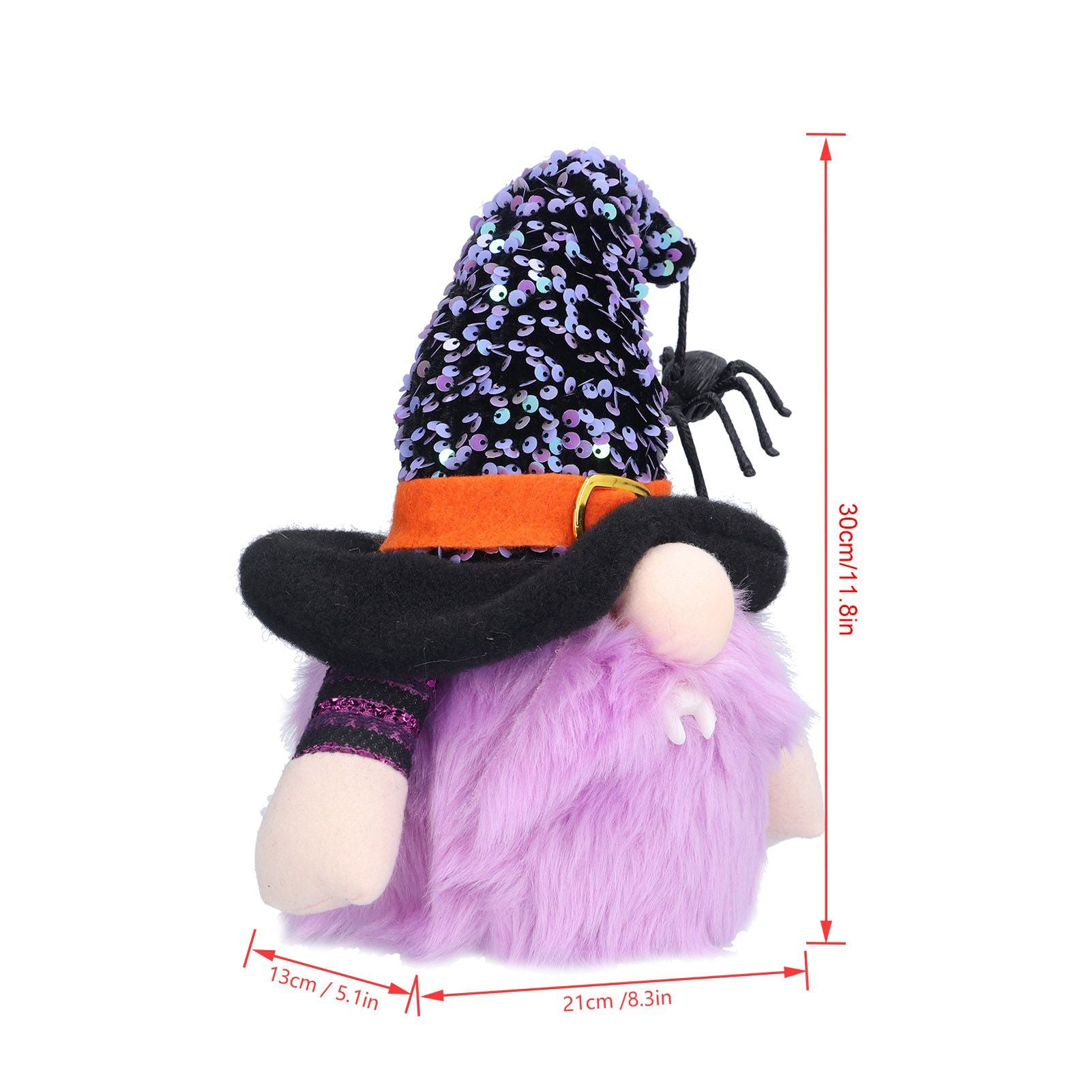 Halloween Decorations Illuminated Dwarf Ornaments Halloween Glowing Faceless Doll for Christmas Thanksgiving V1294-YM0523-3115210138712