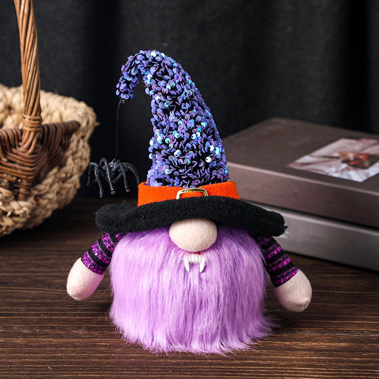 Halloween Decorations Illuminated Dwarf Ornaments Halloween Glowing Faceless Doll for Christmas Thanksgiving V1294-YM0523-3115210138712