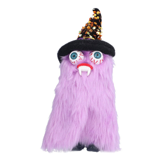 Halloween Dolls Ornament Halloween Plush Gnome with Witch Hat and Vampires Tooth for Halloween V1294-YM0523-3115210139013