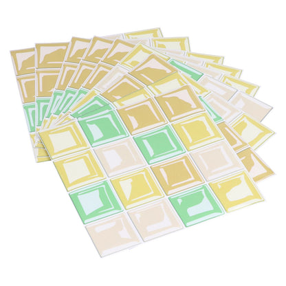 10 Packs Tile Sticker Waterproof Self Adhesive Mosaic Tile Sticker for Kitchen Floor Wall V1294-YM0523-3115210164411