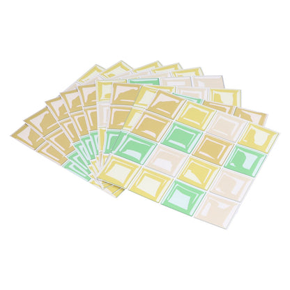 10 Packs Tile Sticker Waterproof Self Adhesive Mosaic Tile Sticker for Kitchen Floor Wall V1294-YM0523-3115210164411