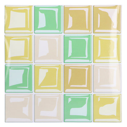 10 Packs Tile Sticker Waterproof Self Adhesive Mosaic Tile Sticker for Kitchen Floor Wall V1294-YM0523-3115210164411
