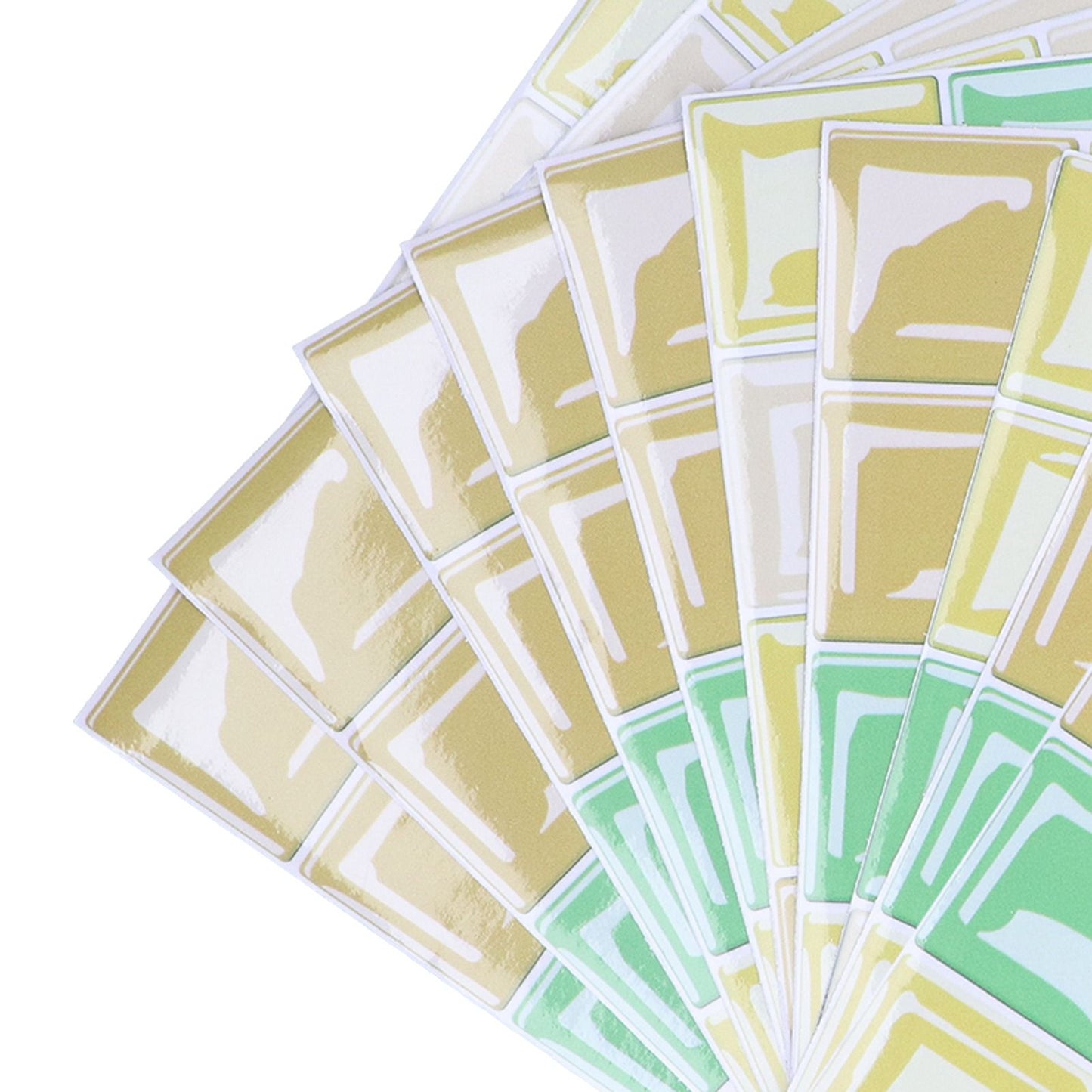 10 Packs Tile Sticker Waterproof Self Adhesive Mosaic Tile Sticker for Kitchen Floor Wall V1294-YM0523-3115210164411
