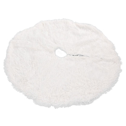 White Christmas Tree Skirts Sophisticated Dense Environmentally Friendly Plush Luxury ChristmasTree SkirtL V1294-YM0523-3115210177712