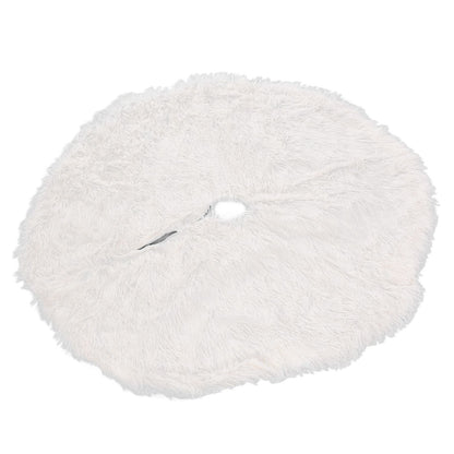 White Christmas Tree Skirts Sophisticated Dense Environmentally Friendly Plush Luxury ChristmasTree SkirtL V1294-YM0523-3115210177712