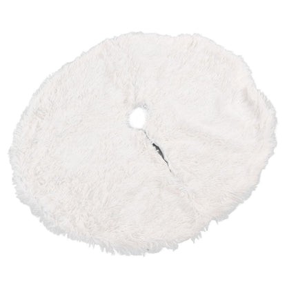 White Christmas Tree Skirts Sophisticated Dense Environmentally Friendly Plush Luxury ChristmasTree SkirtL V1294-YM0523-3115210177712