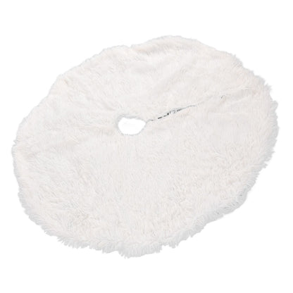 White Christmas Tree Skirts Sophisticated Dense Environmentally Friendly Plush Luxury ChristmasTree SkirtL V1294-YM0523-3115210177712