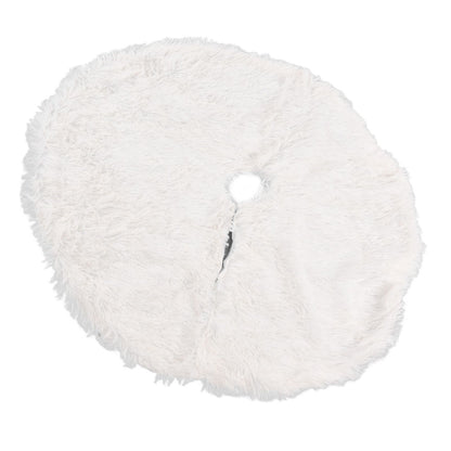 White Christmas Tree Skirts Sophisticated Dense Environmentally Friendly Plush Luxury ChristmasTree SkirtL V1294-YM0523-3115210177712