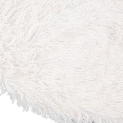 White Christmas Tree Skirts Sophisticated Dense Environmentally Friendly Plush Luxury ChristmasTree SkirtL V1294-YM0523-3115210177712