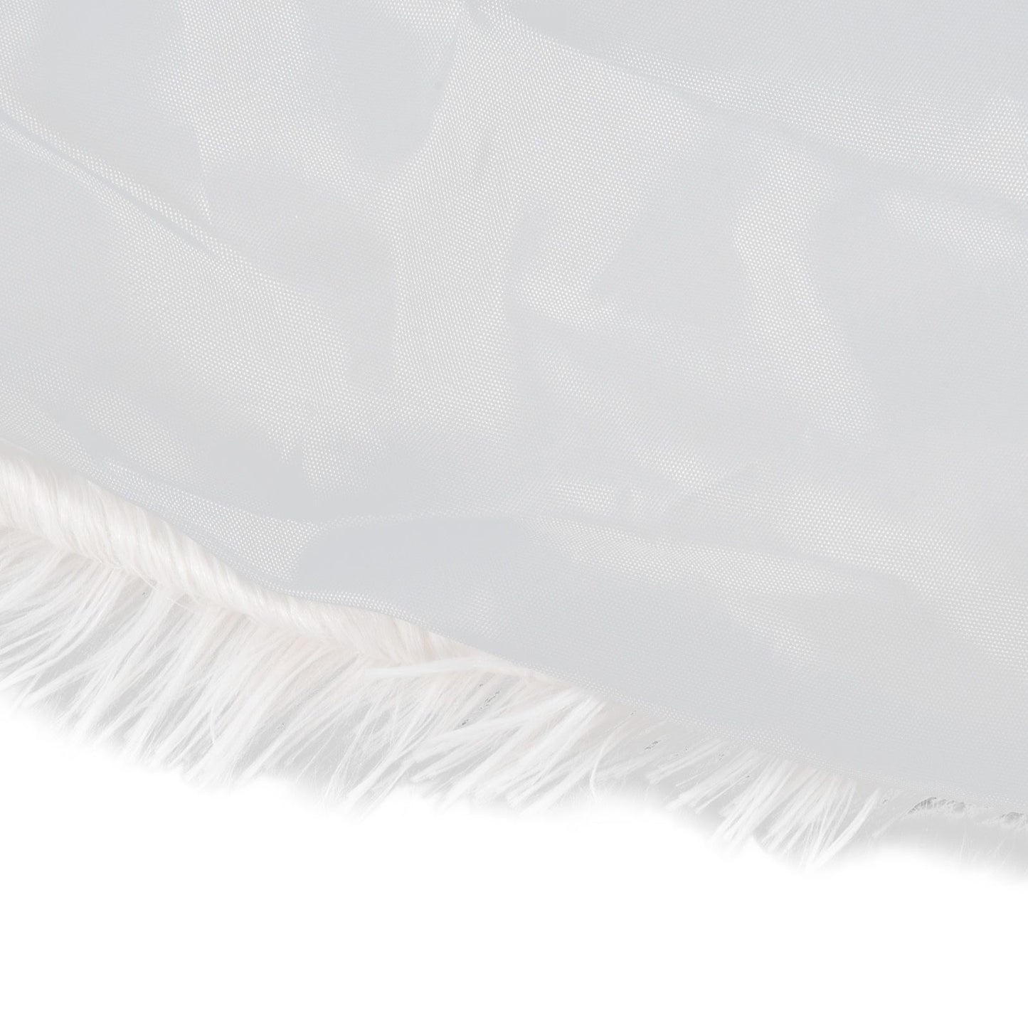 White Christmas Tree Skirts Sophisticated Dense Environmentally Friendly Plush Luxury ChristmasTree SkirtL V1294-YM0523-3115210177712