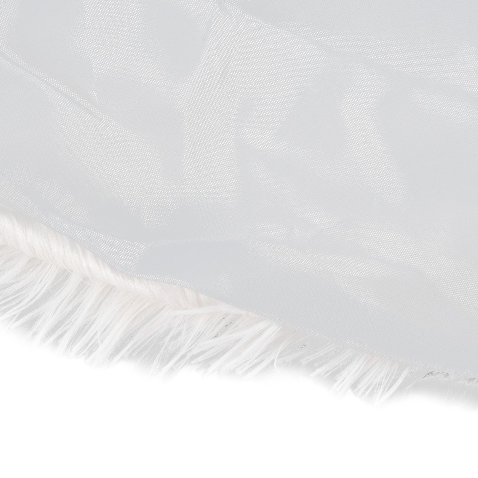 White Christmas Tree Skirts Sophisticated Dense Environmentally Friendly Plush Luxury ChristmasTree SkirtL V1294-YM0523-3115210177712
