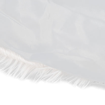 White Christmas Tree Skirts Sophisticated Dense Environmentally Friendly Plush Luxury ChristmasTree SkirtL V1294-YM0523-3115210177712