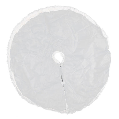 White Christmas Tree Skirts Sophisticated Dense Environmentally Friendly Plush Luxury ChristmasTree SkirtL V1294-YM0523-3115210177712