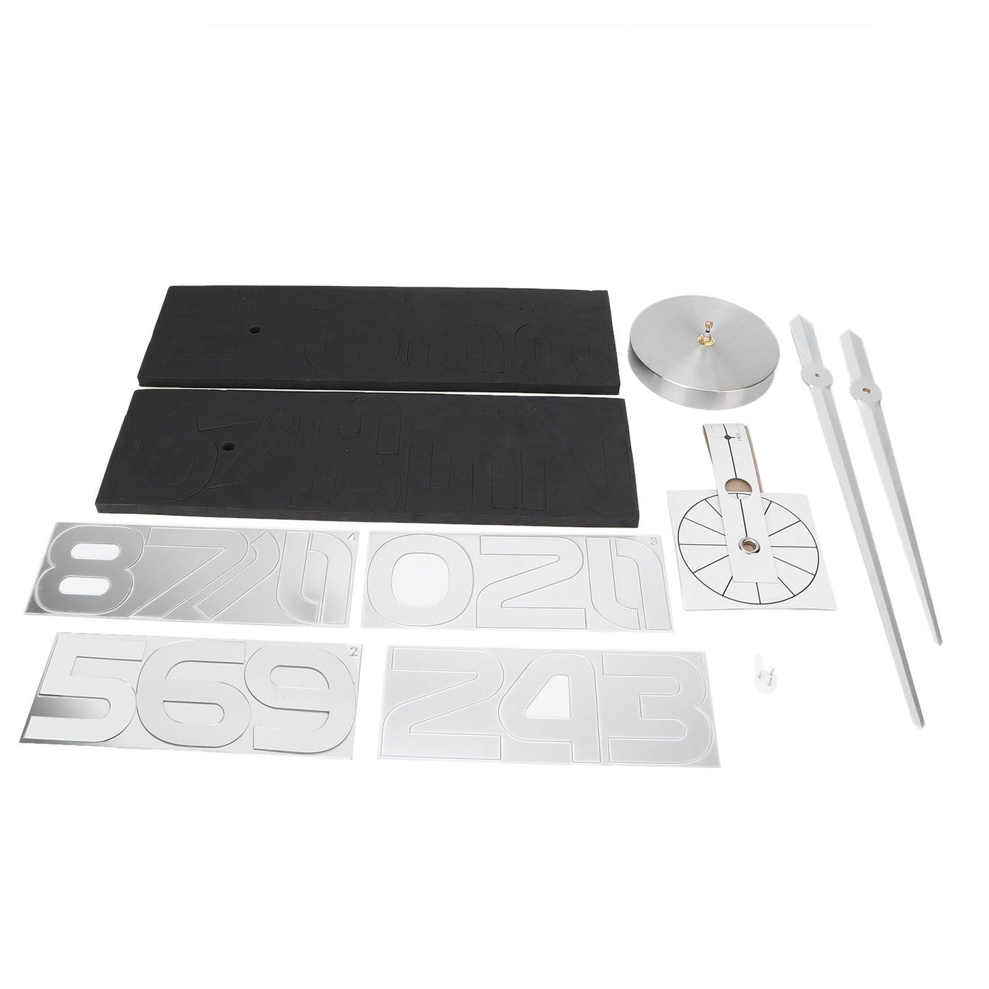 Acrylic Mirror Wall Clock Silent Frameless DIY Self Adhesive Wall Clock for Office Home V1294-YM0523-3115210179411
