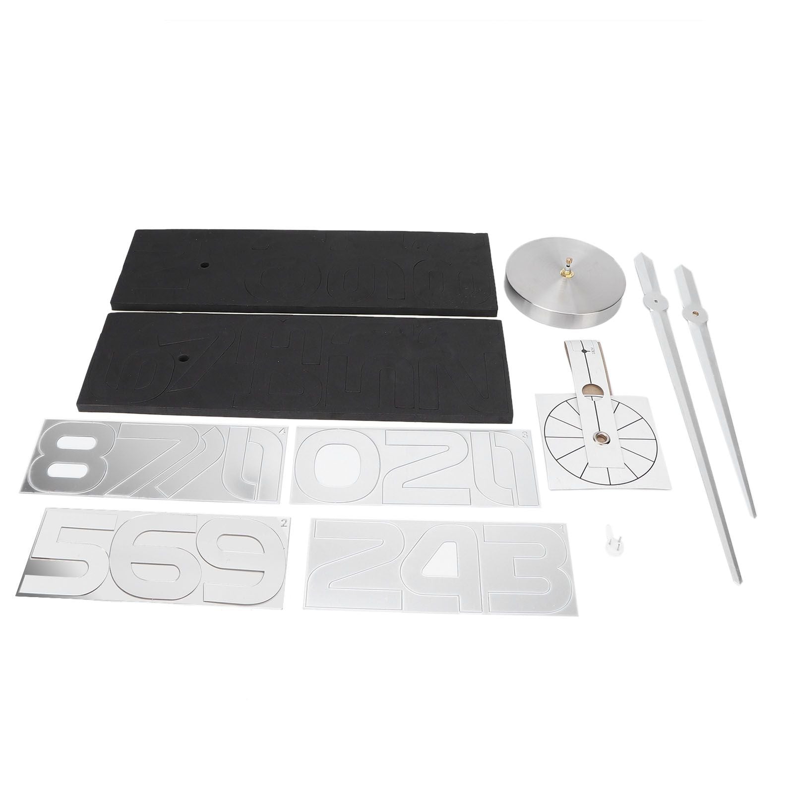 Acrylic Mirror Wall Clock Silent Frameless DIY Self Adhesive Wall Clock for Office Home V1294-YM0523-3115210179411