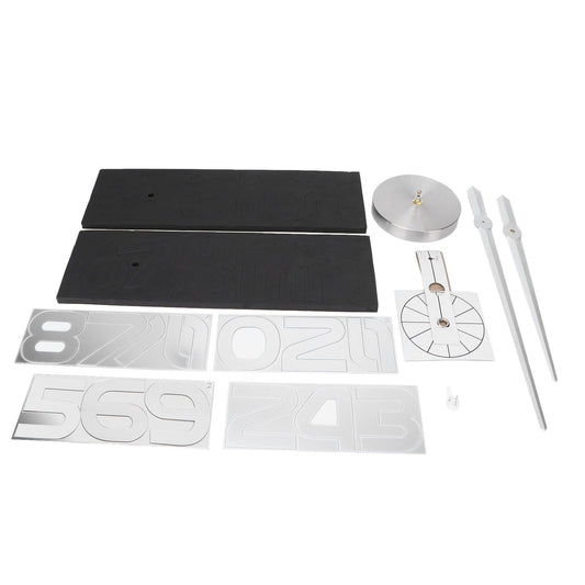 Acrylic Mirror Wall Clock Silent Frameless DIY Self Adhesive Wall Clock for Office Home V1294-YM0523-3115210179411