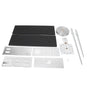 Acrylic Mirror Wall Clock Silent Frameless DIY Self Adhesive Wall Clock for Office Home V1294-YM0523-3115210179411