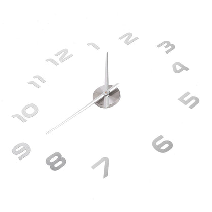 Acrylic Mirror Wall Clock Silent Frameless DIY Self Adhesive Wall Clock for Office Home V1294-YM0523-3115210179411