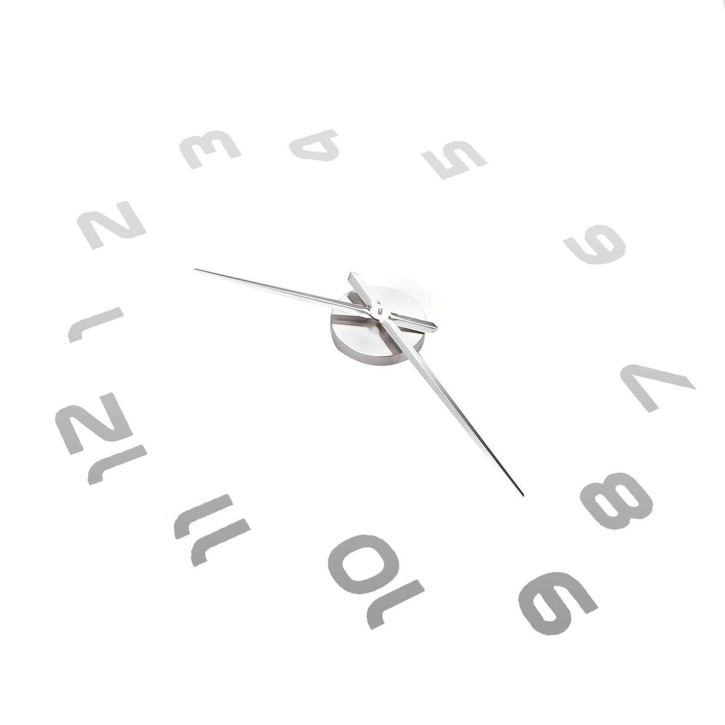 Acrylic Mirror Wall Clock Silent Frameless DIY Self Adhesive Wall Clock for Office Home V1294-YM0523-3115210179411
