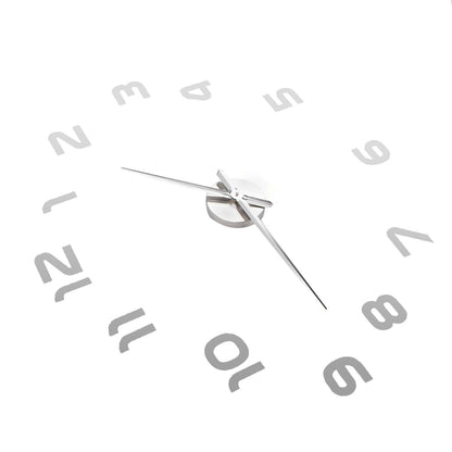 Acrylic Mirror Wall Clock Silent Frameless DIY Self Adhesive Wall Clock for Office Home V1294-YM0523-3115210179411