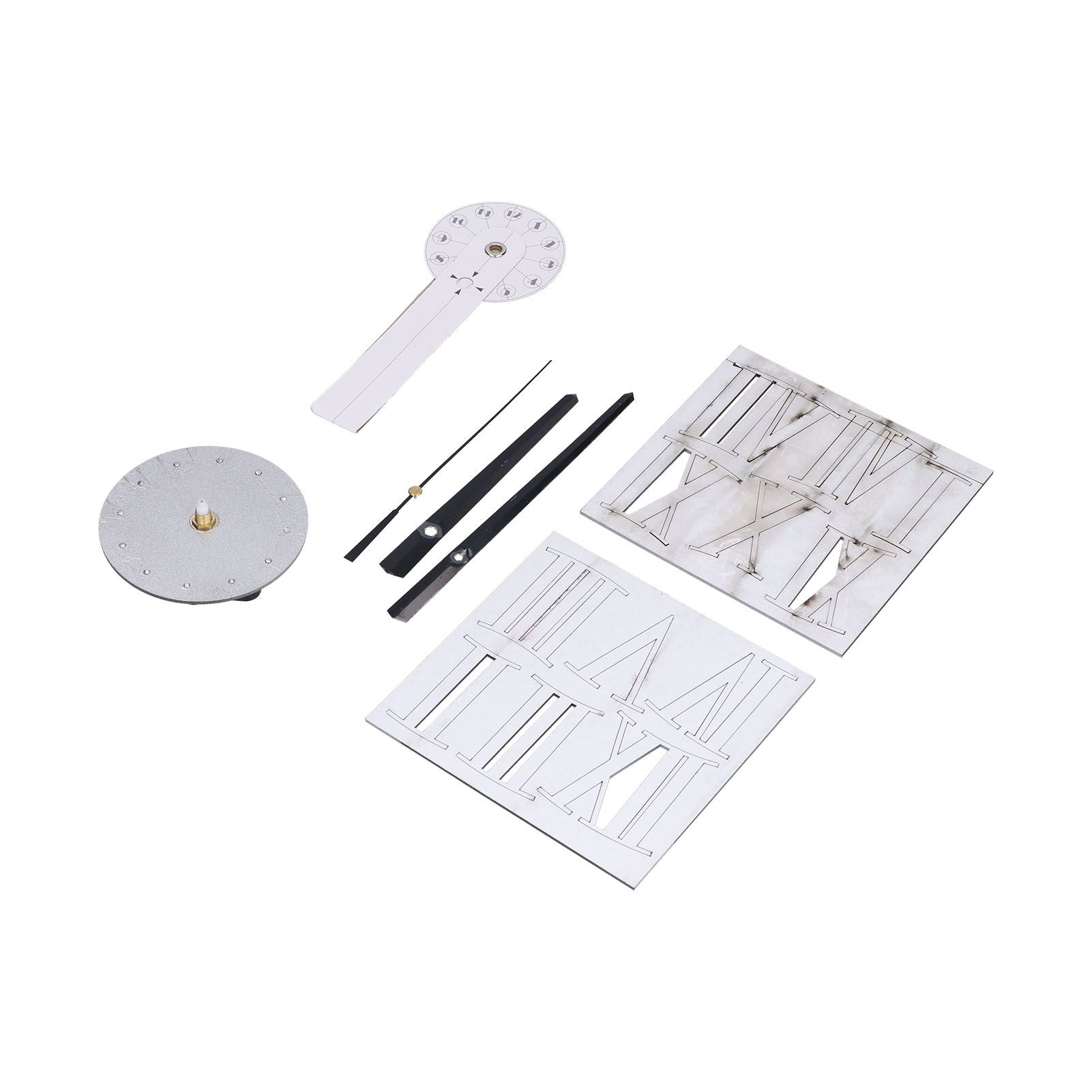 Roman Numerals Design Wall Clock Acrylic Mute Frameless DIY Wall Clock for Home Office V1294-YM0523-3115210179711