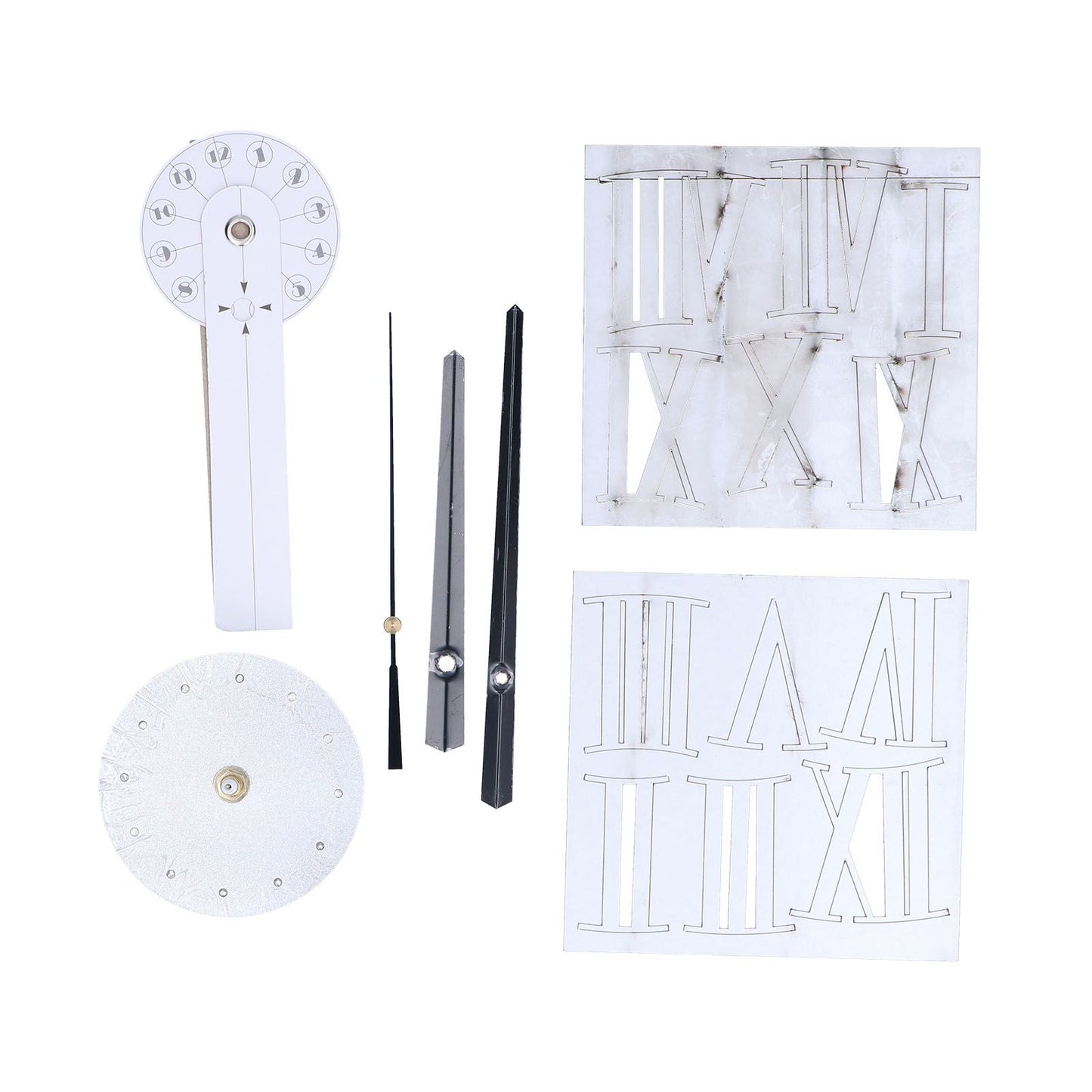 Roman Numerals Design Wall Clock Acrylic Mute Frameless DIY Wall Clock for Home Office V1294-YM0523-3115210179711