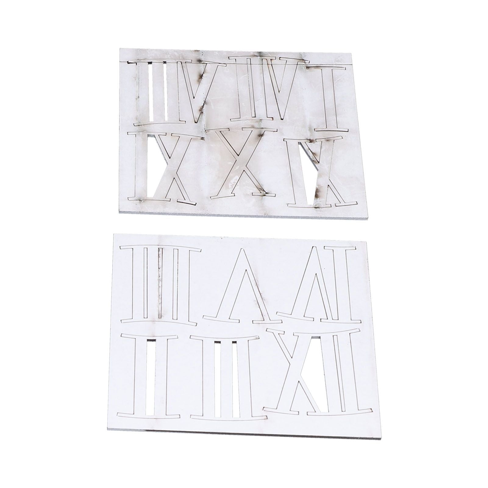 Roman Numerals Design Wall Clock Acrylic Mute Frameless DIY Wall Clock for Home Office V1294-YM0523-3115210179711
