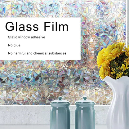 Window Glass Film Translucent Stylish Window Decorative Sticker for Bedrooms Living Room V1294-YM0523-3115210183611
