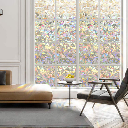 Window Glass Film Translucent Stylish Window Decorative Sticker for Bedrooms Living Room V1294-YM0523-3115210183611