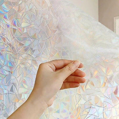 Window Glass Film Translucent Stylish Window Decorative Sticker for Bedrooms Living Room V1294-YM0523-3115210183611