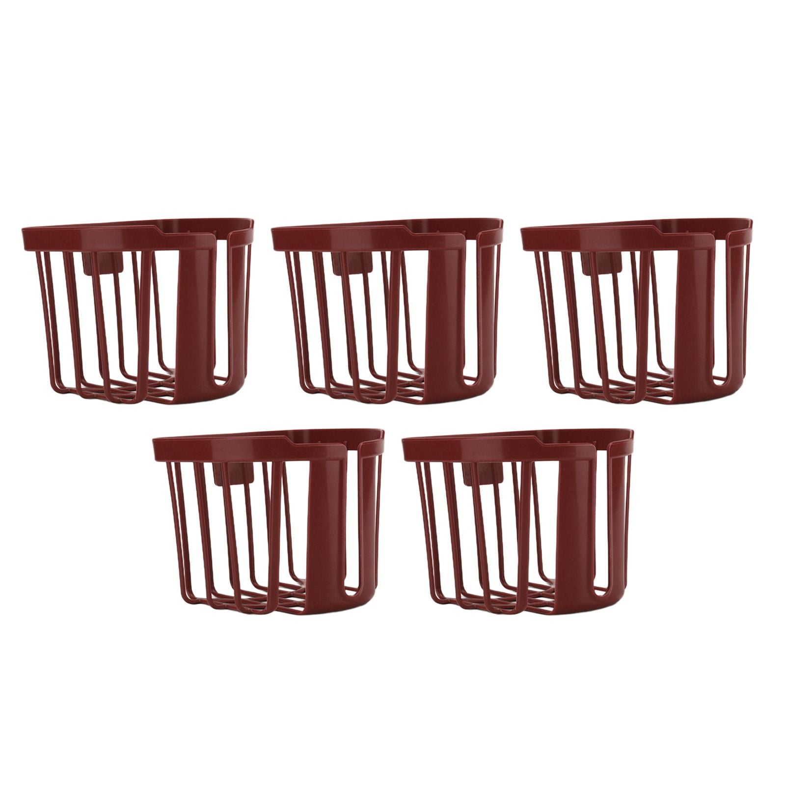 5pcs Hollow Tissue Box Holder Wall Mounted Adhesive Hanging Tissue Roll for Bathroom KitchenBrown V1294-YM0523-3115210196912