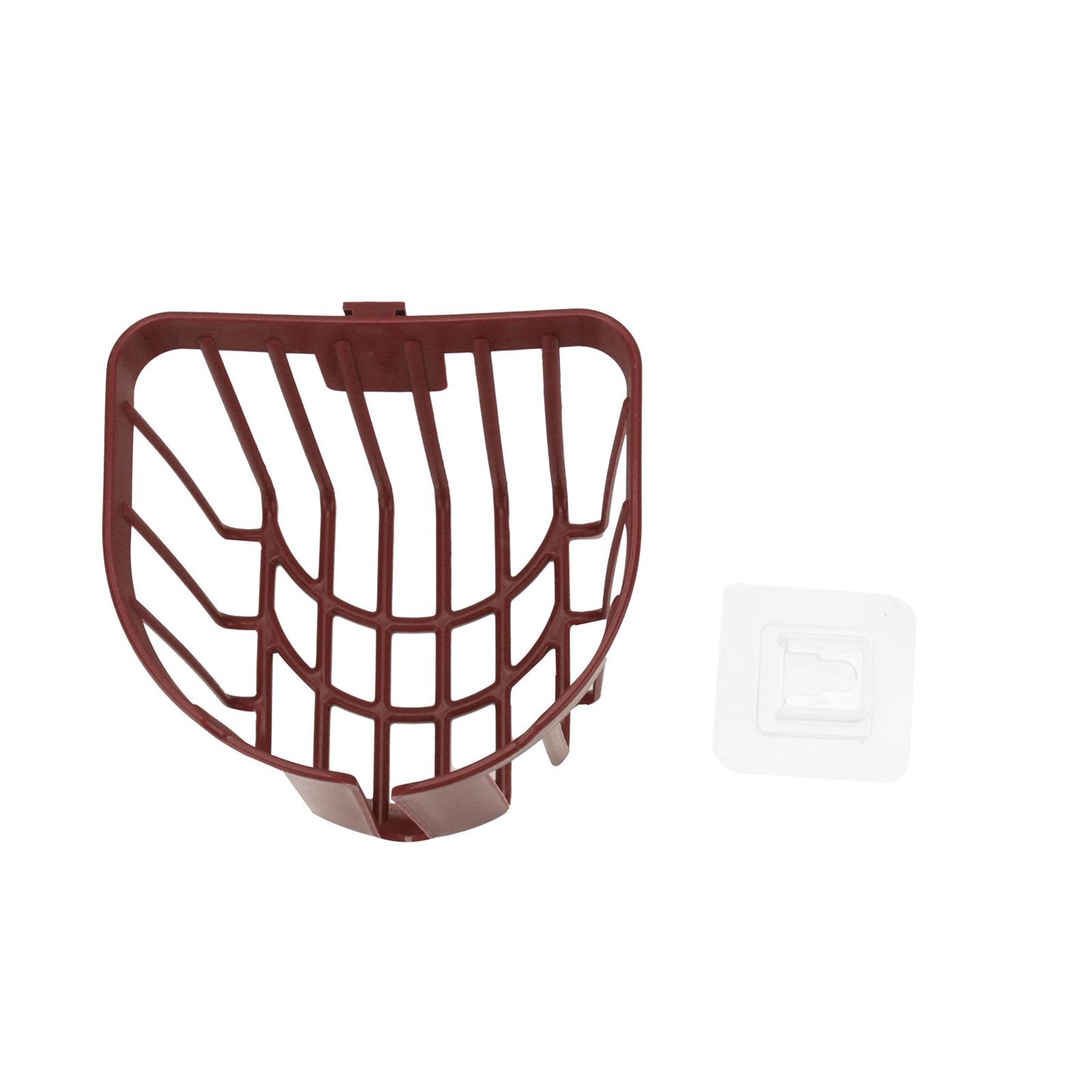 5pcs Hollow Tissue Box Holder Wall Mounted Adhesive Hanging Tissue Roll for Bathroom KitchenBrown V1294-YM0523-3115210196912